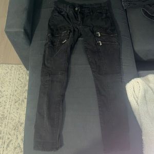 Blanknyc black zipper skinny jeans